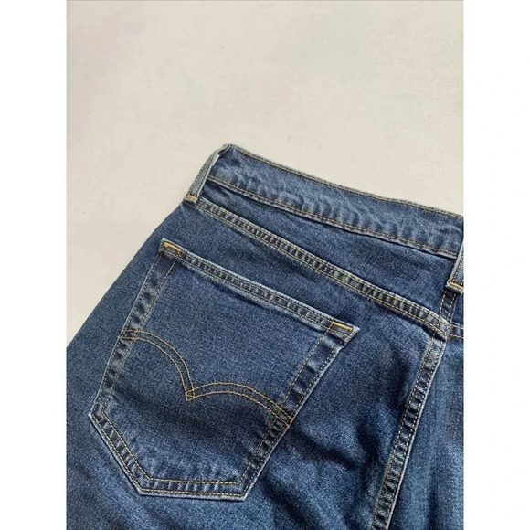 Levi's 505 Men's Blue Regular Fit Straight Leg Jeans Size 36x34 NWT - Picture 8 of 12